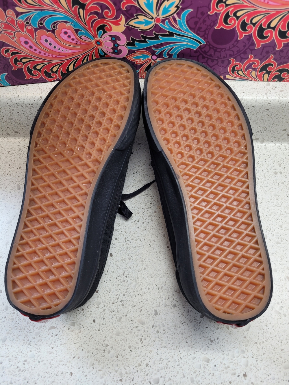 147 - Vans Brigata Triple Black Skate/Casual Shoes - US 6.5 Men / 8 Women - EUC - Picture 8 of 11